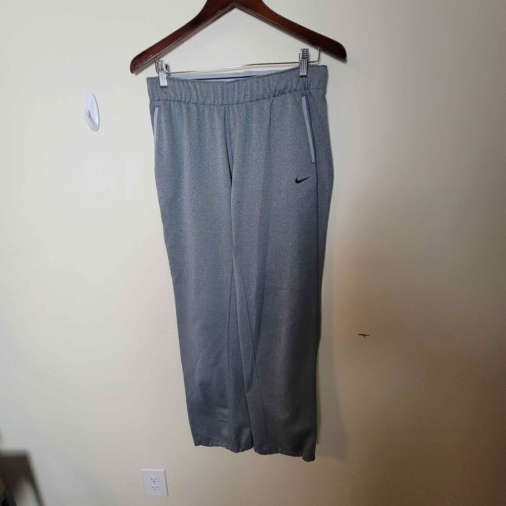 Nike All Time Update Womens 684987-063 Grey Therma-Fit Training Pants Size Small